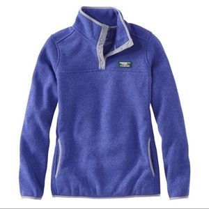 L.L. Bean Purple Airlight Pullover